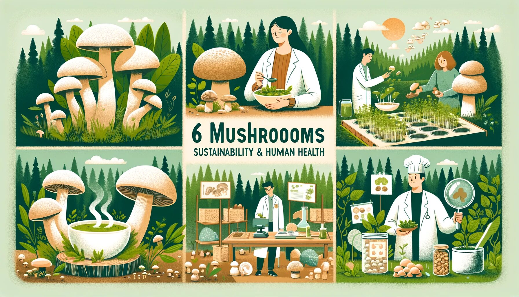 6 Ways Mushrooms Can Impact Sustainability and Human Health